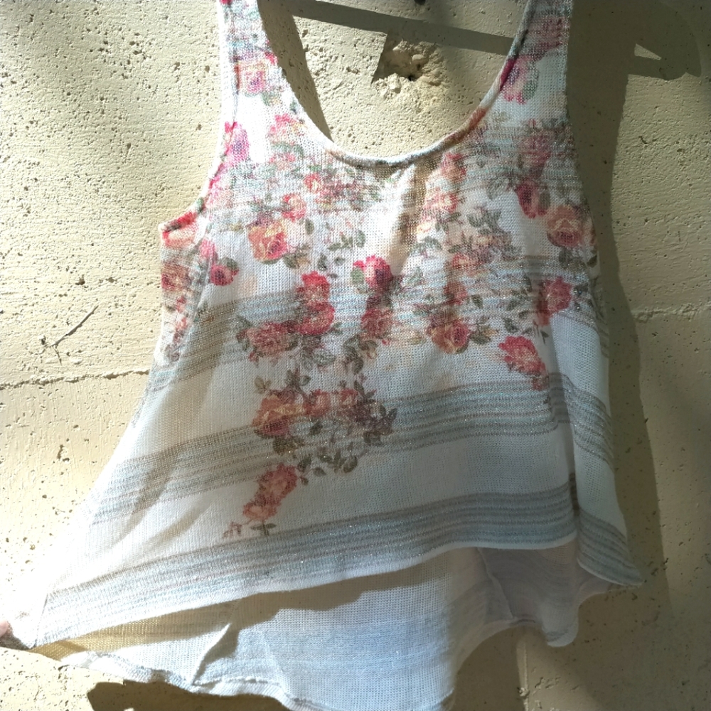 American rag  floral top